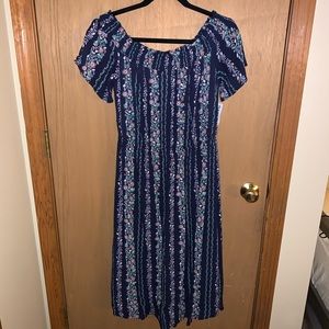 Off the shoulder dress